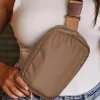 Fashion Dear-Lover Waterproof Zipped Crossbody Bag 20*5*14cm Brown