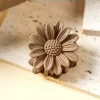 Outlet Dear-Lover Boho Daisy Flower Frosted Hair Clawclip Camel