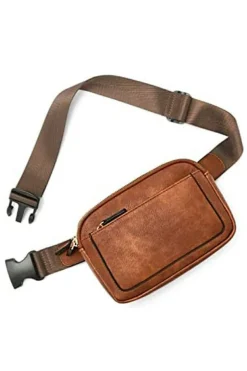 Online Dear-Lover Minimalist Multi-zipped Crossbody Bag Camel