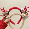 Discount Dear-Lover Reindeer Antlers Christmas Headband Camel