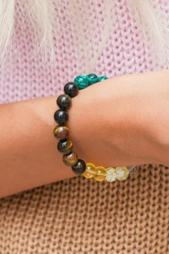 New Dear-Lover Vintage Crystal Beaded Elastic Bracelet Canton