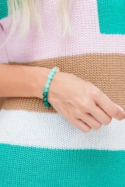 New Dear-Lover Vintage Crystal Beaded Elastic Bracelet Canton