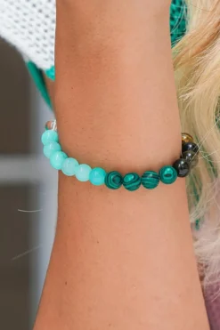 New Dear-Lover Vintage Crystal Beaded Elastic Bracelet Canton