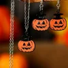 Discount Dear-Lover Pumpkin Face Halloween Necklace Earrings Jewelry Set Carrot