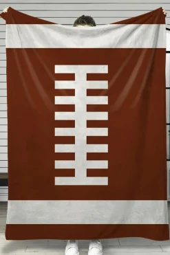 New Dear-Lover Ball Game Fashion Fleece Blanket Chestnut
