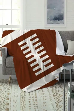 New Dear-Lover Ball Game Fashion Fleece Blanket Chestnut