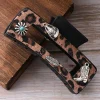 Discount Dear-Lover Leopard Western Pattern Decor Square Hair Clip Chestnut