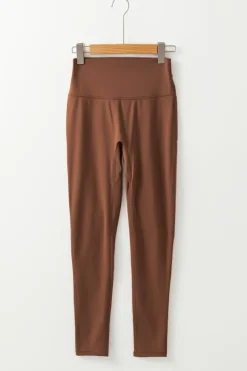 New Dear-Lover Quick-dry Fashion High Waist Sports Leggings Chestnut