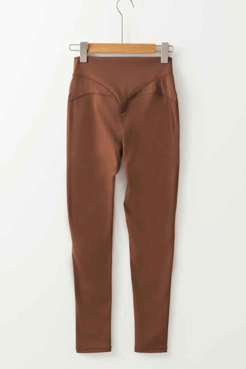 New Dear-Lover Quick-dry Fashion High Waist Sports Leggings Chestnut