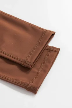 New Dear-Lover Quick-dry Fashion High Waist Sports Leggings Chestnut