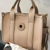 Best Dear-Lover Luxe Fashion PU Leather Bag with Handles Coffee