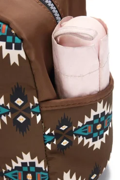 Sale Dear-Lover Western Aztec Print PU Leather Large Travel Duffel Bag Coffee