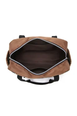 Sale Dear-Lover Western Aztec Print PU Leather Large Travel Duffel Bag Coffee