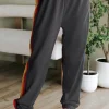 Online Dear-Lover Counting Rainbows High Waist Sweatpants Dark Grey