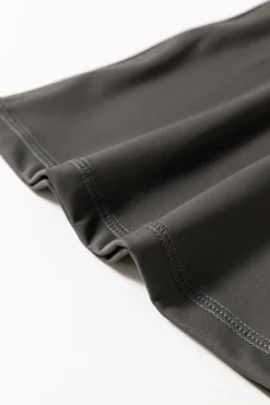 Discount Dear-Lover V Shape High Waist Flared Leggings Dark Grey