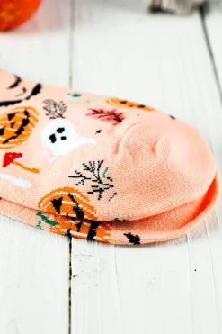 Clearance Dear-Lover Spooky Season Halloween Element Print Socks Delicacy