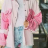Best Dear-Lover Two-tone Color Exposed Seam Corduroy Shacket Delicacy
