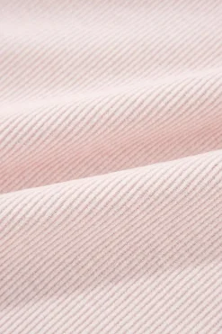 Best Dear-Lover Two-tone Color Exposed Seam Corduroy Shacket Delicacy