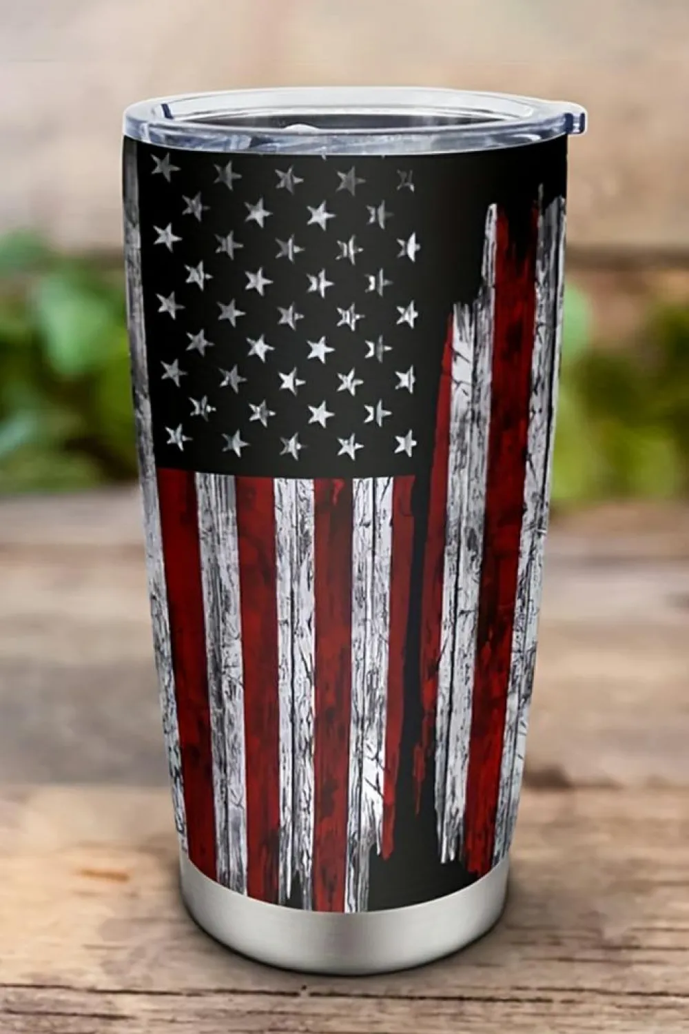 Outlet Dear-Lover American Flag Stainless Steel Insulated Tumbler 20oz Dirty blue