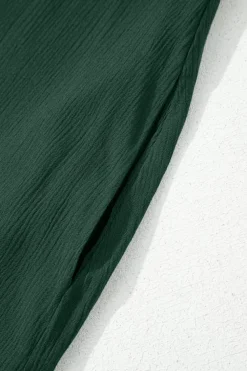 Discount Dear-Lover Spaghetti Straps Pocketed Slouchy Maxi Dress Duffel Green
