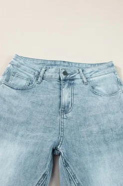 Discount Dear-Lover Acid Wash Extra Wide Leg High Waist Long Jeans Dusk Blue