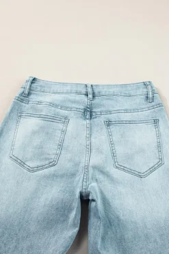 Discount Dear-Lover Acid Wash Extra Wide Leg High Waist Long Jeans Dusk Blue