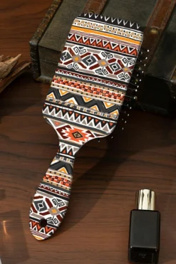 Hot Dear-Lover Western Geometric Pattern Anti-Static Air Cushion Comb Elmwood