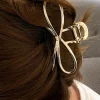 Discount Dear-Lover Bowknot Shape Claw Clip Gold