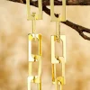 Best Dear-Lover Chain Connect Alloy Dangle Earrings Gold