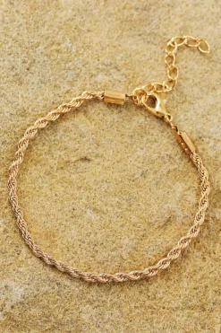 Best Dear-Lover Multi Layered Plated Adjustable Chain Bracelet Set Gold