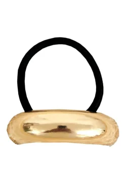 Outlet Dear-Lover Plated U-Shape Decor Vintage Hair Scrunchie Gold