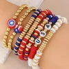 New Dear-Lover USA Multi Beading Layered Bracelet Gold