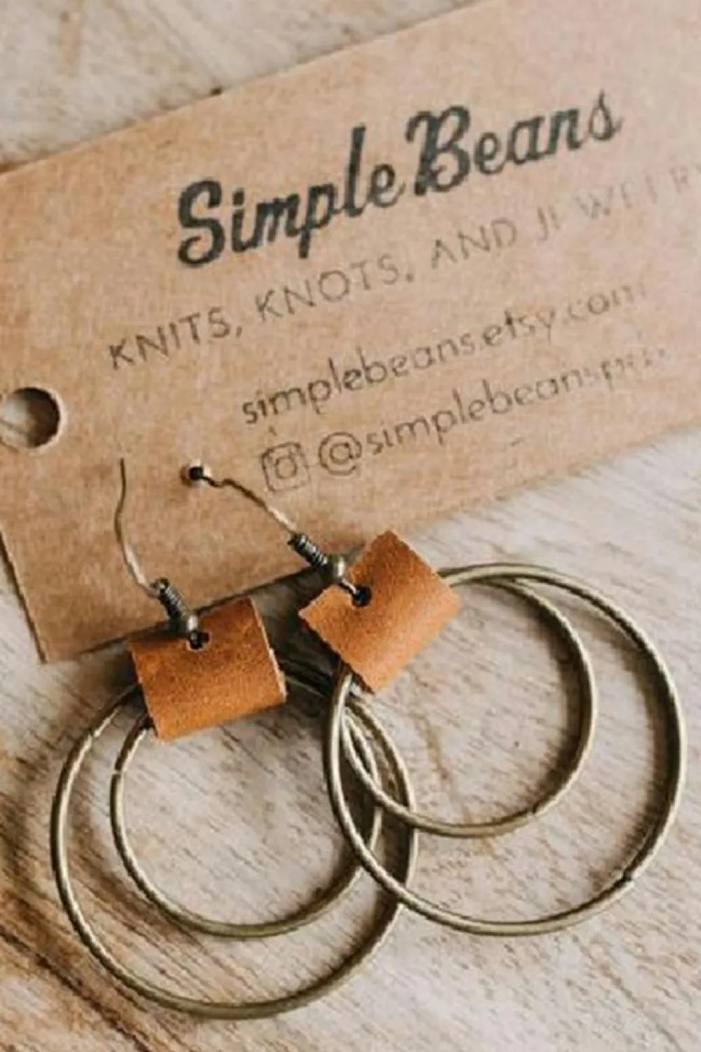 Sale Dear-Lover Vintage Hoop Hook Earrings Gold