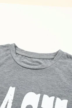 Outlet Dear-Lover CASH Letter Print T Shirt Gray