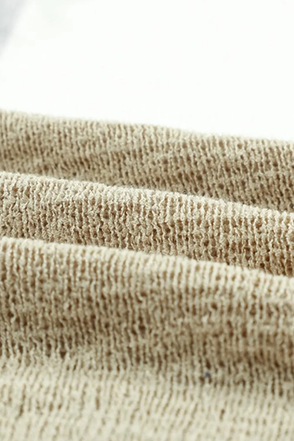 Online Dear-Lover Color Block Knitted Tank Top Gray