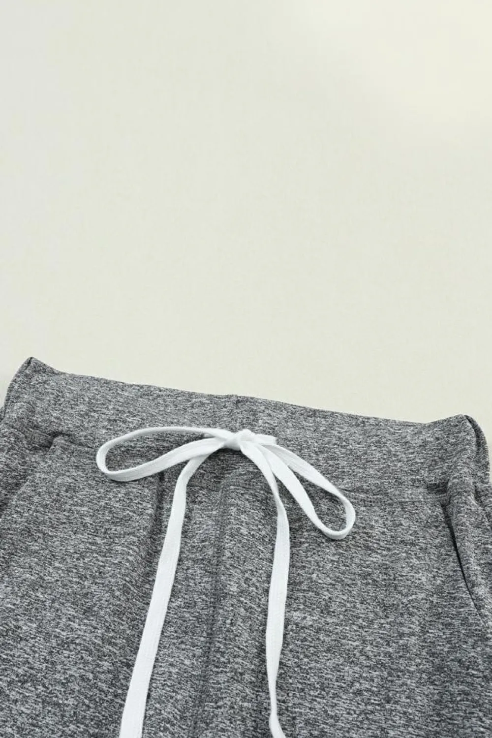 New Dear-Lover Drawstring Waist Pocketed Joggers Gray