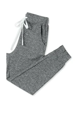 New Dear-Lover Drawstring Waist Pocketed Joggers Gray