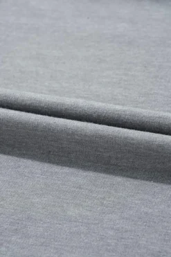 Online Dear-Lover Easter Egg HOPPY Chenille Patched Pattern T Shirt Gray