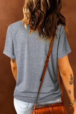 Sale Dear-Lover EVERYONE Was Thinking It Graphic Tee Gray