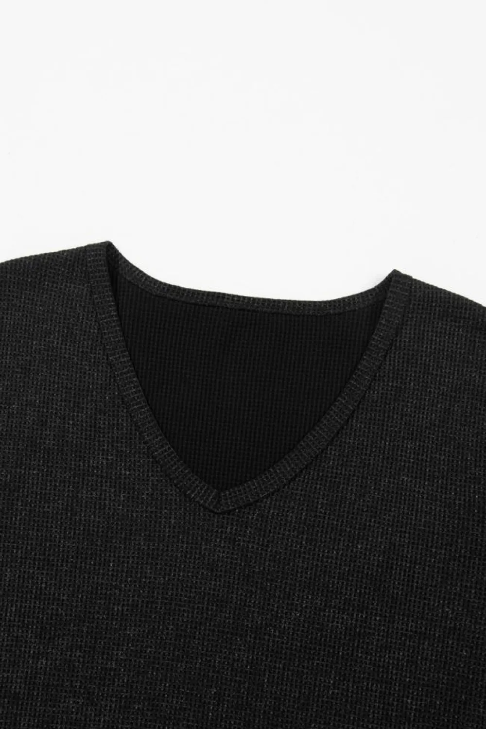 New Dear-Lover High Low Cuffed Tee Gray