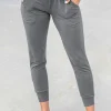 New Dear-Lover High Waist Pleated Pocket Leggings Gray