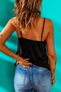 Best Dear-Lover Sequin Tank Top Gray