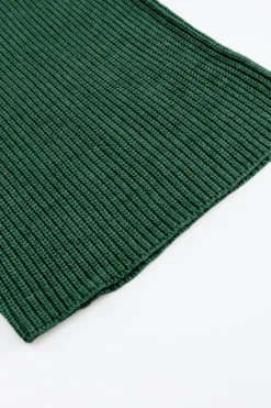 Sale Dear-Lover Knitted V Neck Sweater and Casual Pants Set Green