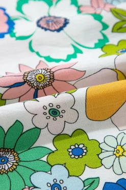 Outlet Dear-Lover Mixed Floral Print Long Sleeve Blouse Green