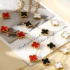 Best Dear-Lover St Patricks Four Leaf Clover Chain Bracelet Green
