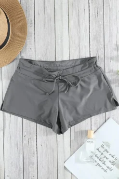 Discount Dear-Lover Grey Women Swim Boardshort Gray