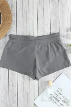 Discount Dear-Lover Grey Women Swim Boardshort Gray