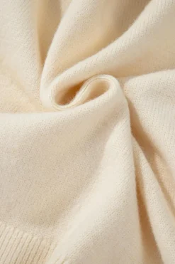 Sale Dear-Lover Bowknot Front Loose V Neck Knitted Cardigan Jet Stream