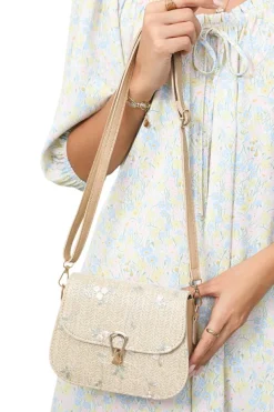 Discount Dear-Lover Delicate Weave Detail One Shoulder Bag Jet Stream