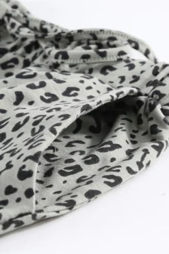 Hot Dear-Lover Breezy Leopard Joggers Khaki